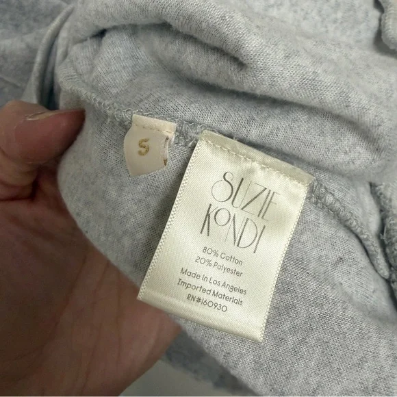 SUZIE KONDI Samos cotton-blend velour sweatshirt and sweatpants set size S - Picture 9 of 12